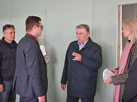 Глава Твери Алексей Огоньков проинспектировал ход работ по ремонту детского сада № 160